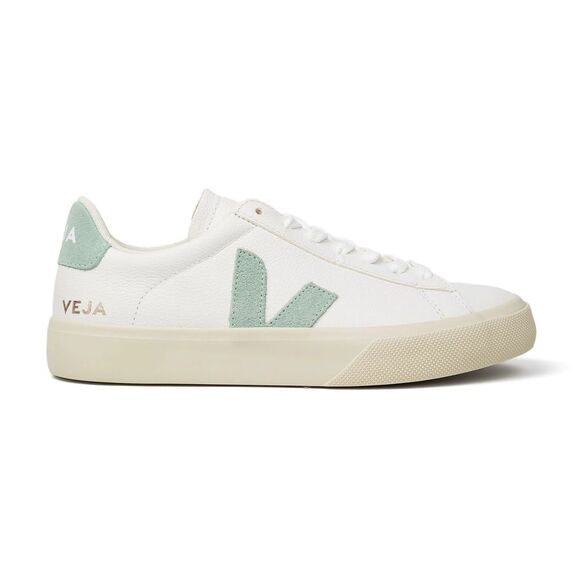 Veja Women's Sneakers in White and Mint - Picture 1 of 10